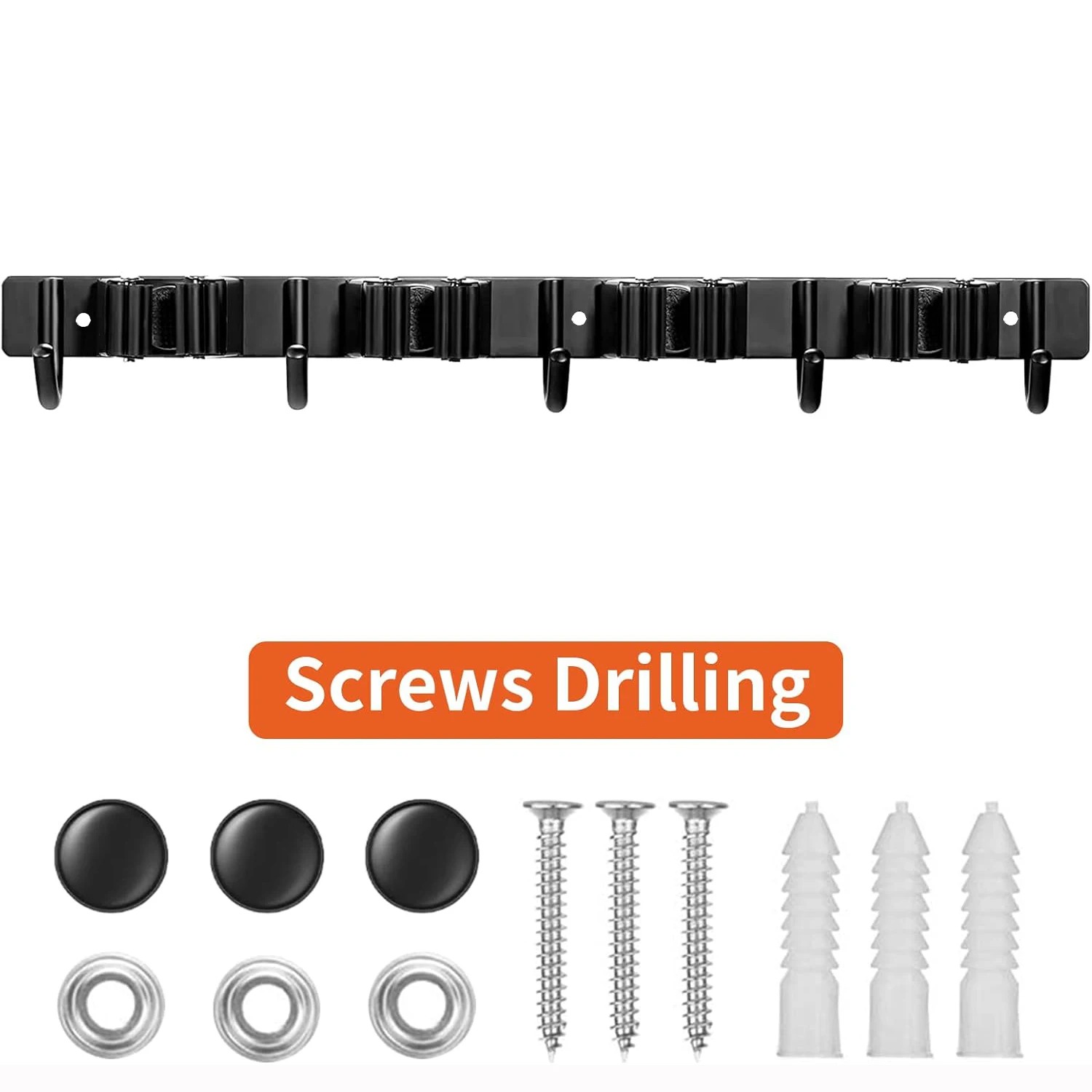 Heavy Equipment Management - 1 Robuster Metall-Werkzeughalter mit 4 Schlitzen