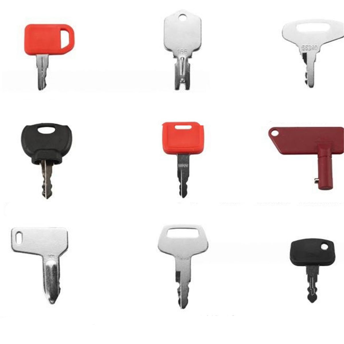 Heavy Equipment Keys Master Set - 42-teiliger Schlüsselsatz für Schwerlastgeräte, Zündschlüssel für