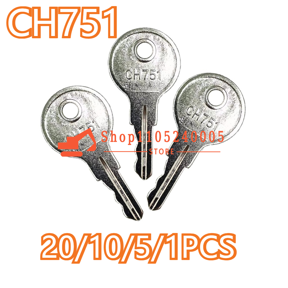 Heavy Equipment Keys Master Set - 20/10/5/1PCS CH751 Neue Universal Ersatz Schlüssel