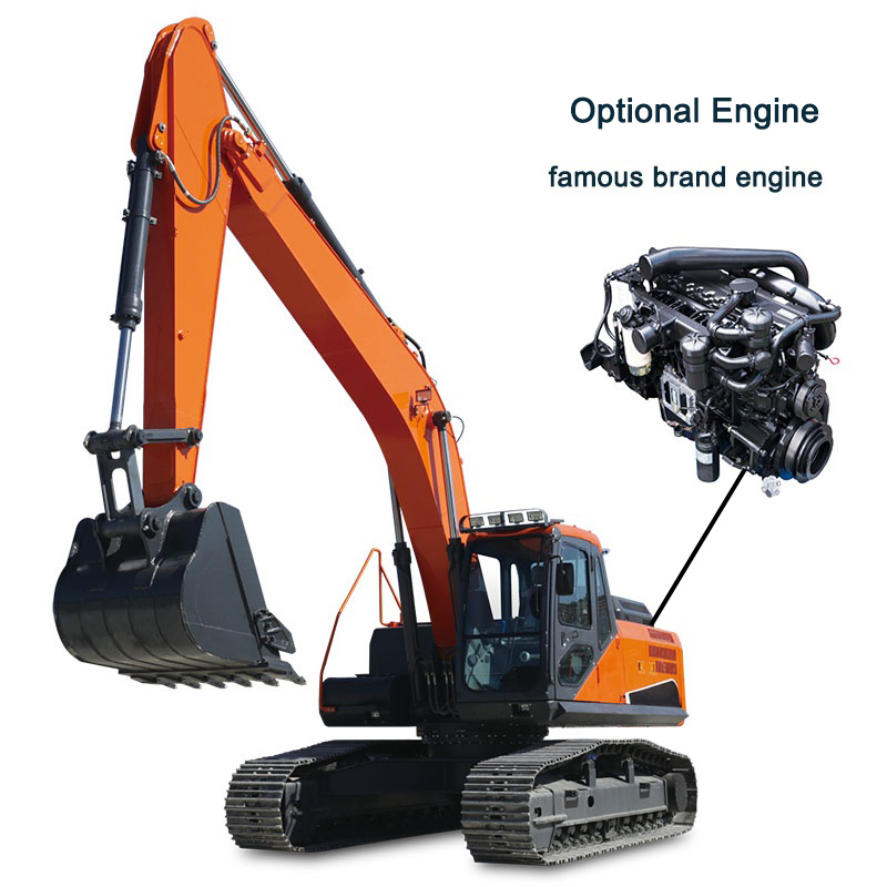 Heavy Equipment Breaker - Bergbau-Schwerbagger mit optionalem hydraulischem Gesteinsbrecher, verstärktem