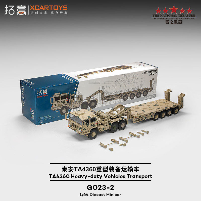 Heavy Equipment Armor - Druckguss-Modell im Maßstab 1:64 TA4360 Schweres