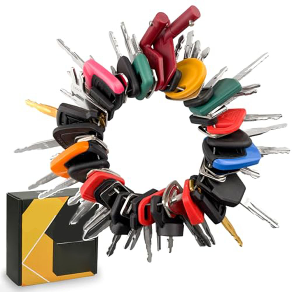 Heavy Equipment Keys Master Set - 50-Schlüssel für schwere Geräte, Master-Set, Konstruktionsmaschinen-Zündschlüssel