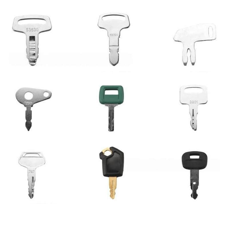Neuer Zündschlüsselsatz für Ca – Heavy Equipment Keys Master Set Bewertung und Preis