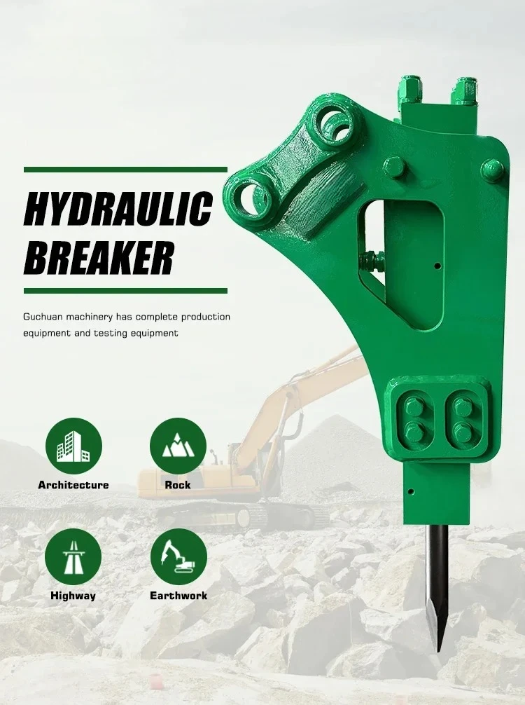 Mini-Bagger Hydraulischer Abbr – Heavy Equipment Breaker Bewertung und Preis