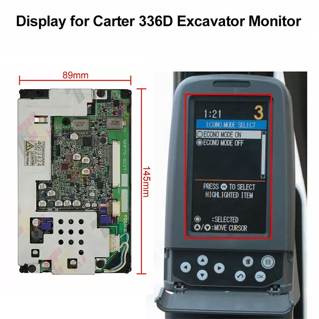 Display für Carter E320 323 33 – Heavy Equipment Hitachi Bewertung und Preis