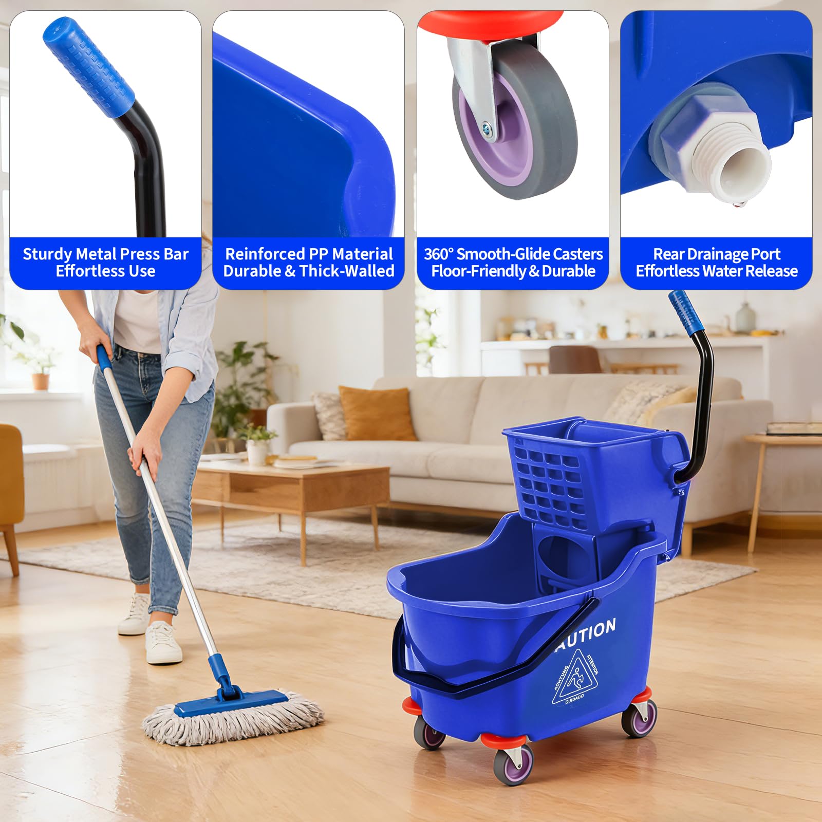 Gewerblicher Moppeimer mit Sei – Heavy Equipment Bulldozer Bewertung und Preis