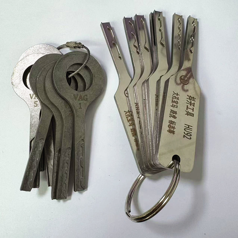 7 Teile/satz HU92 HU66 Starke  – Heavy Equipment Keys Master Set Bewertung und Preis
