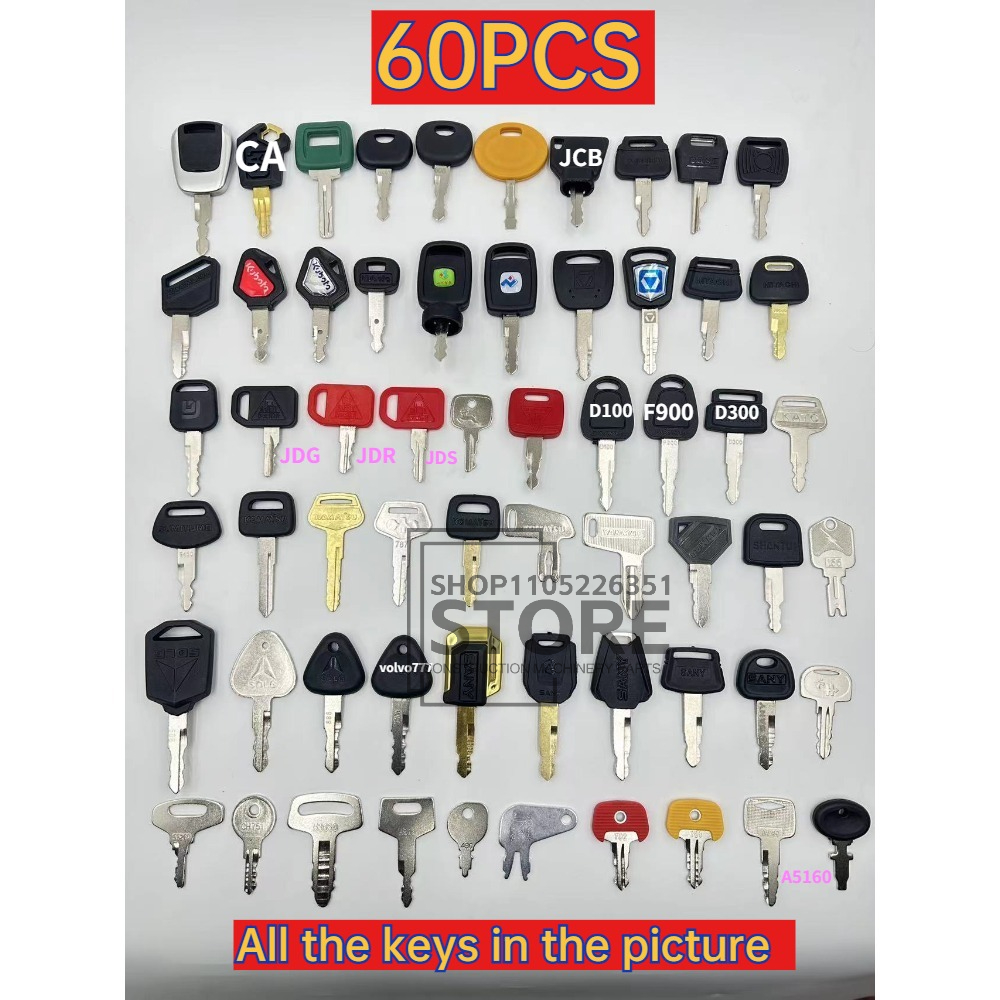 60/42/35/13/10-teiliges Haupts – Heavy Equipment Keys Master Set Bewertung und Preis