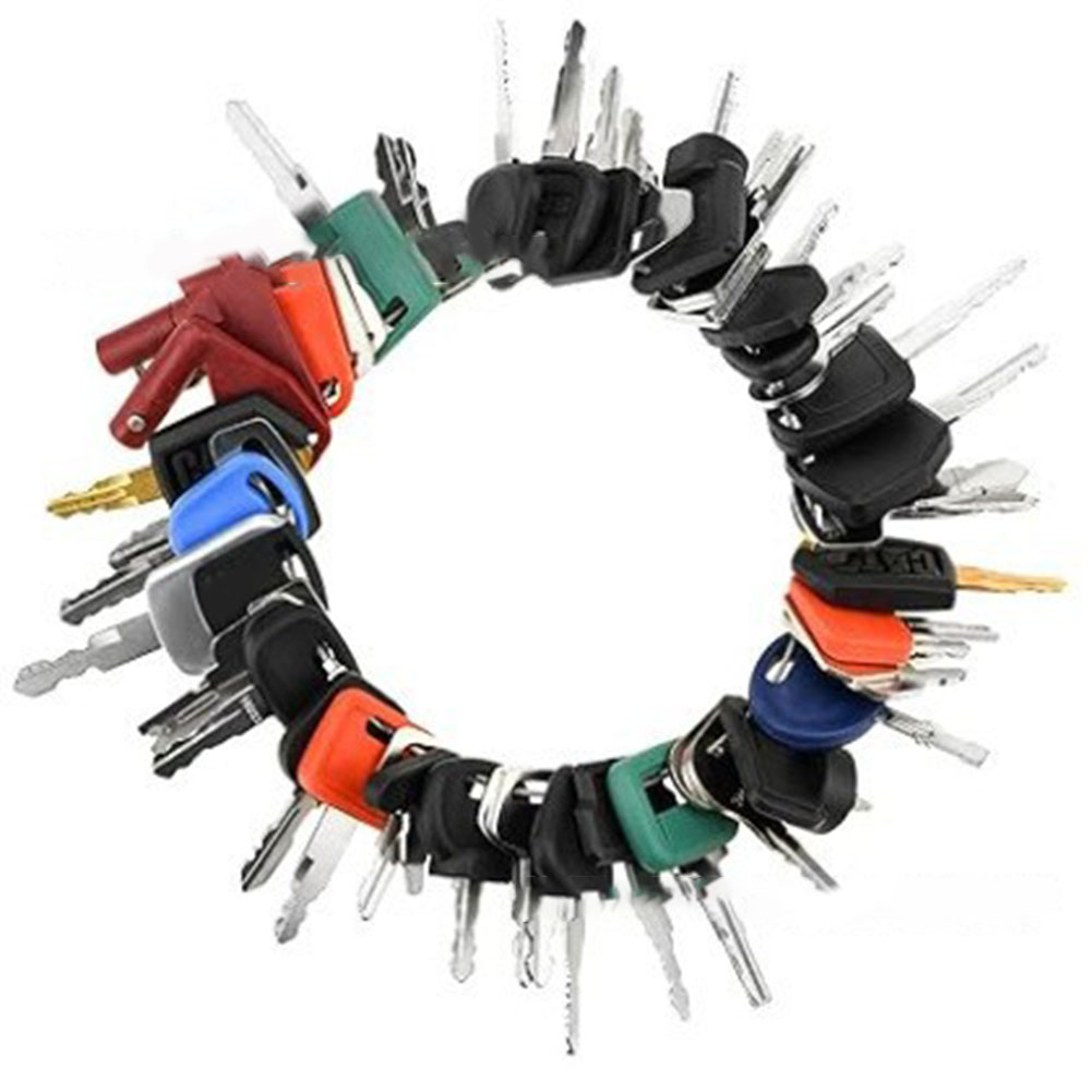 50-Schlüssel für schwere Gerät – Heavy Equipment Keys Master Set Bewertung und Preis