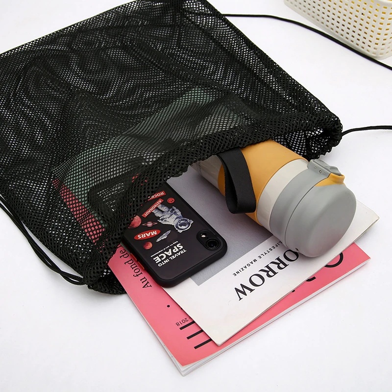 Netz-Kordelzugbeutel Rucksack  – Heavy Equipment Management Bewertung und Preis