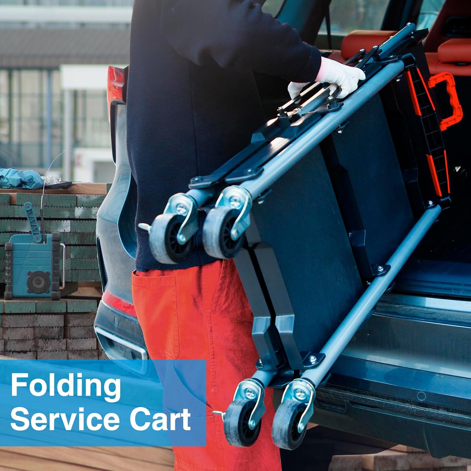 3-stöckiger faltbarer Rollwage – Heavy Equipment For Construction Bewertung und Preis